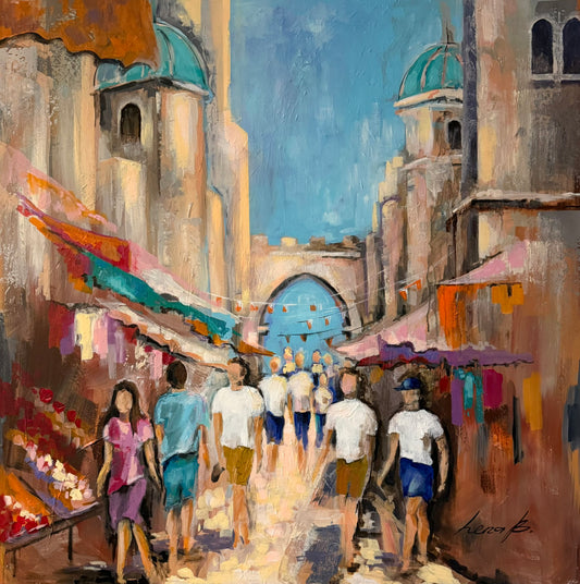 At the market by Lena Blaha