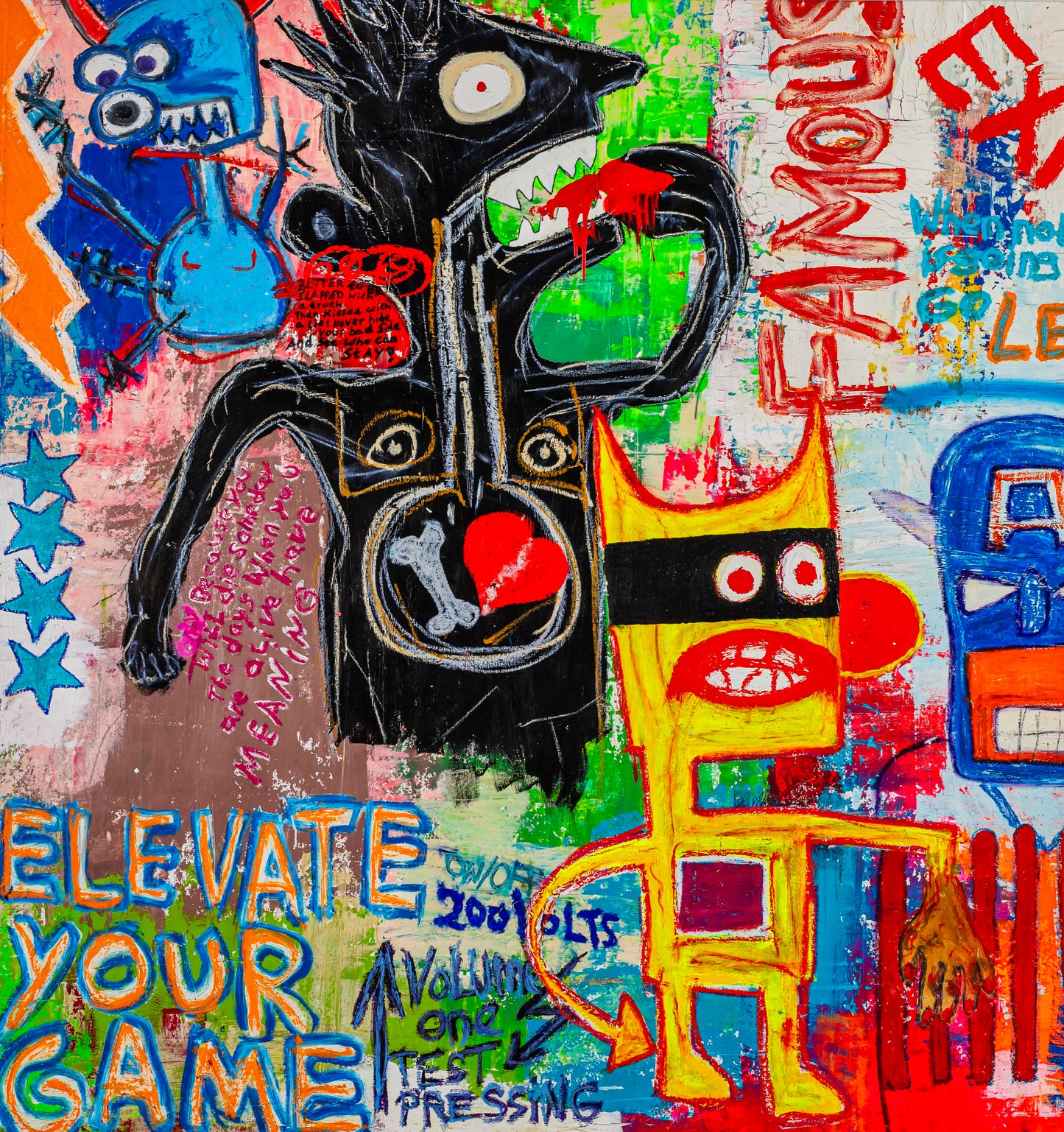 "Elevate your game" by Thomas Wirth alias Super*me - seize 190 x 180cm