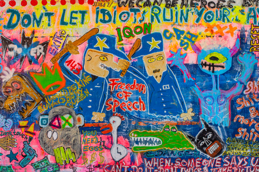 "Don't let idiots ruin your day" by Thomas Wirth alias Super*me